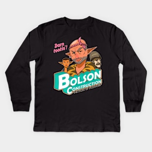 Bolson Construction Kids Long Sleeve T-Shirt